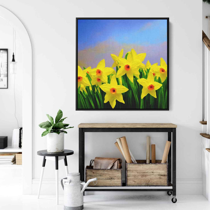 Daffodils Oil Painting #001 - Kanvah