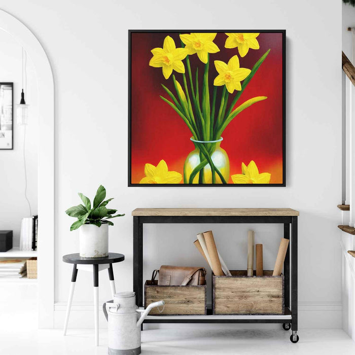 Daffodils Oil Painting #005 - Kanvah