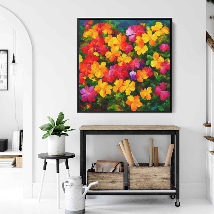 Tropical Flowers Oil Painting #001 - Kanvah