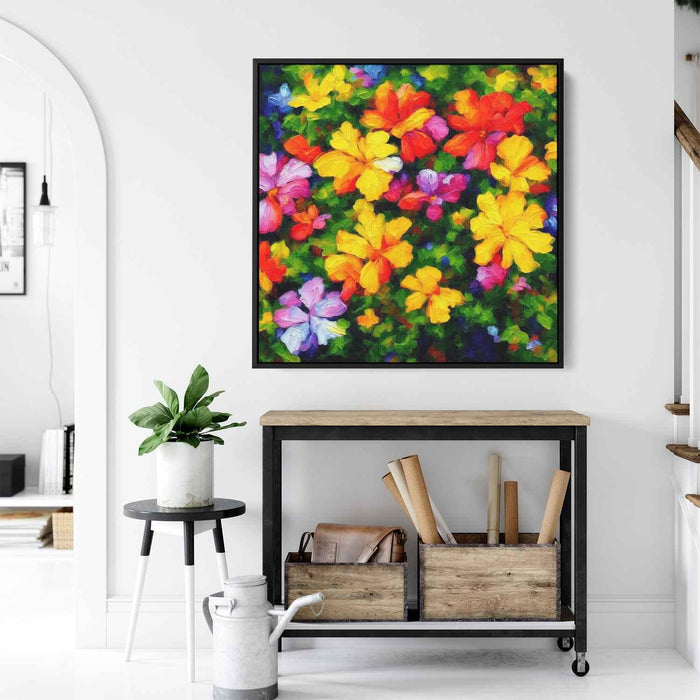 Tropical Flowers Oil Painting #005 - Kanvah