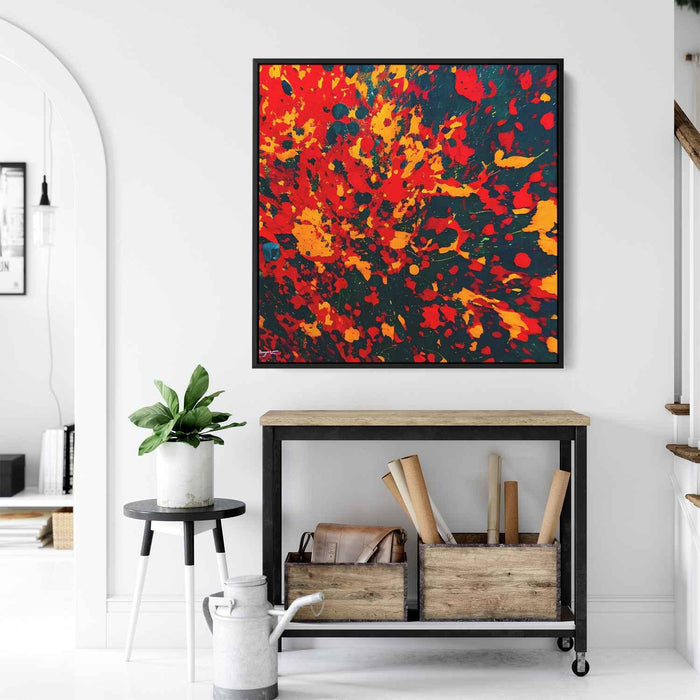 Orange Abstract Splatter #005 - Kanvah