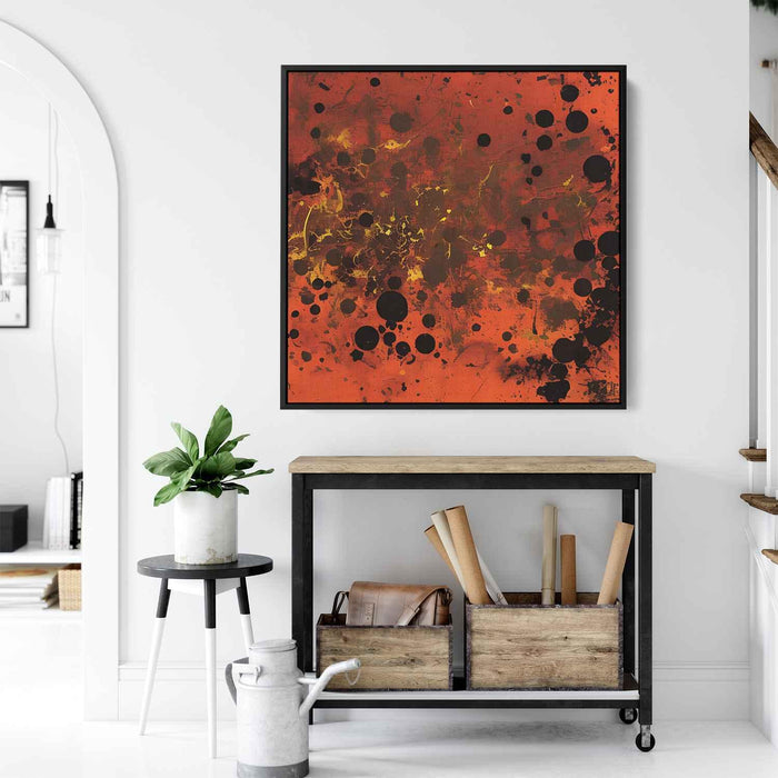 Orange Abstract Splatter #021 - Kanvah