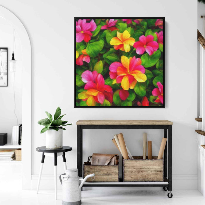 Realistic Oil Tropical Flowers #001 - Kanvah