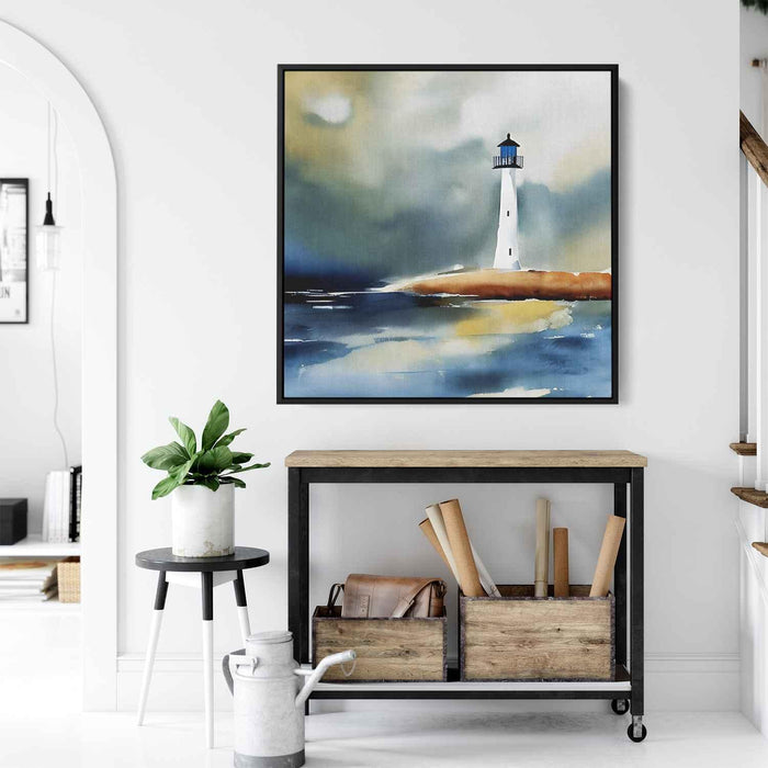 Watercolor Lighthouse #003 - Kanvah