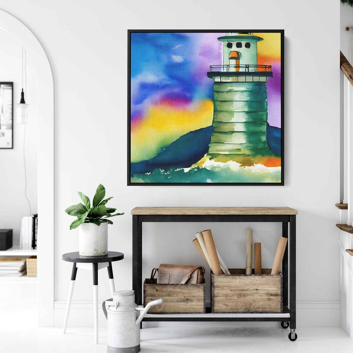 Watercolor Lighthouse #013 - Kanvah