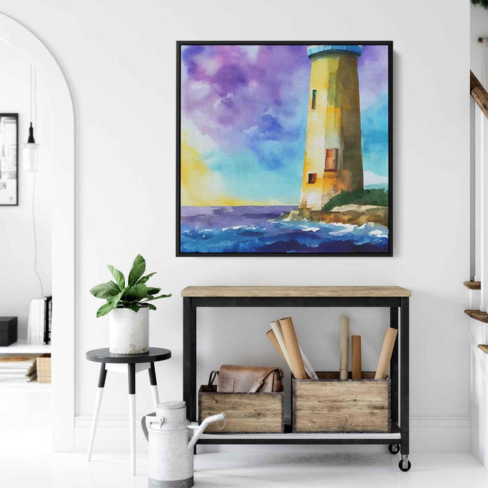 Watercolor Lighthouse #025 - Kanvah