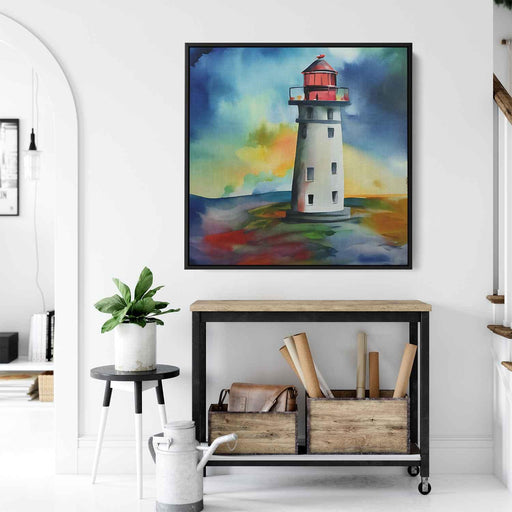 Watercolor Lighthouse #041 - Kanvah