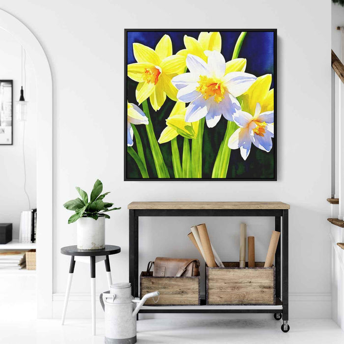 Watercolor Daffodils #003 - Kanvah