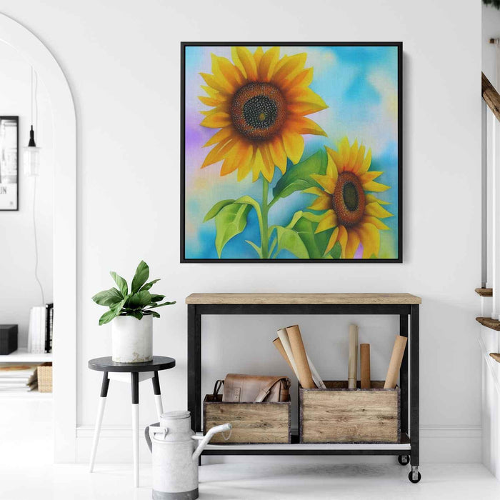 Watercolor Sunflower #001 - Kanvah