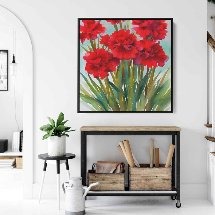 Watercolour Painting Carnations #005 - Kanvah