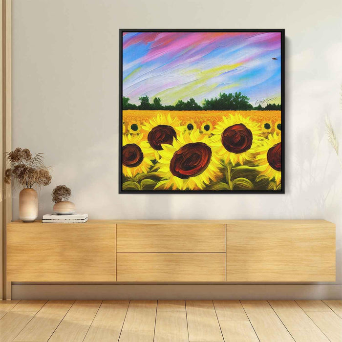 Abstract Sunflower #002 - Kanvah