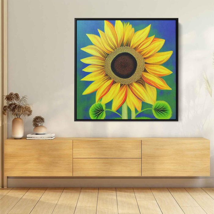 Abstract Sunflower #008 - Kanvah