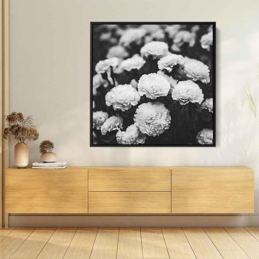Black And White Photography Carnations #010 - Kanvah