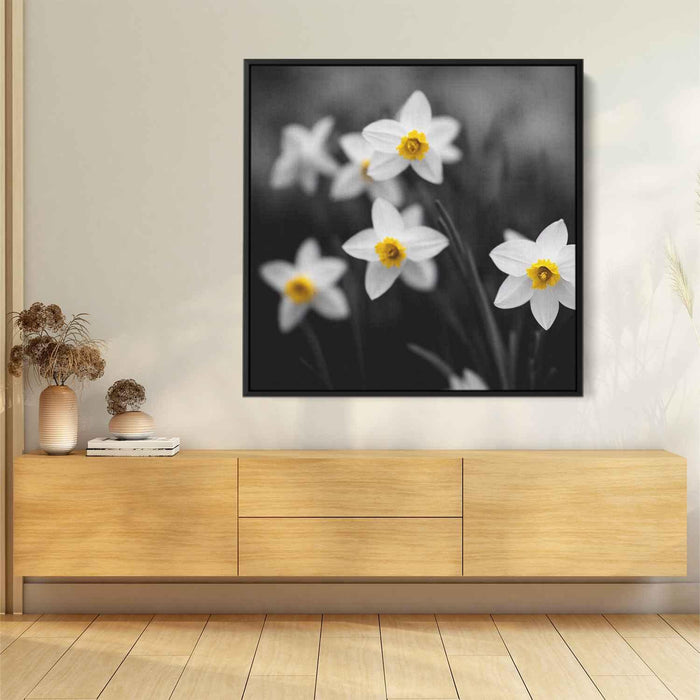 Black and White Daffodils #006 - Kanvah