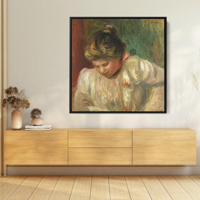 Bust of a Girl (1900) by Pierre-Auguste Renoir - Kanvah