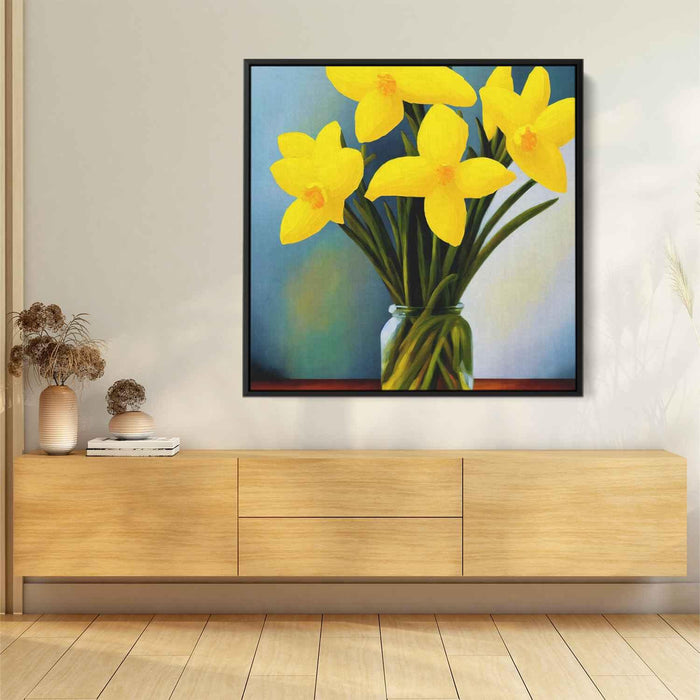 Contemporary Oil Daffodils #002 - Kanvah