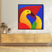 Cubist Oil Birds of Paradise #006 - Kanvah