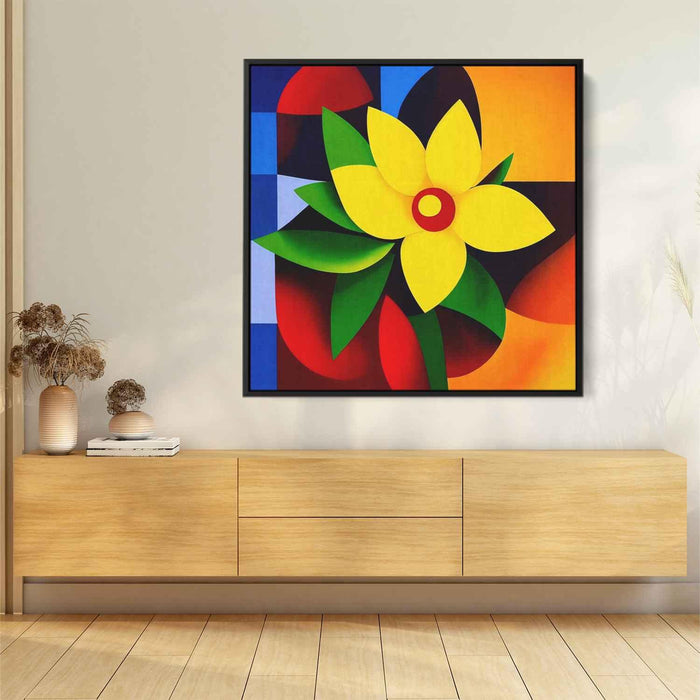 Cubist Oil Daffodils #006 - Kanvah