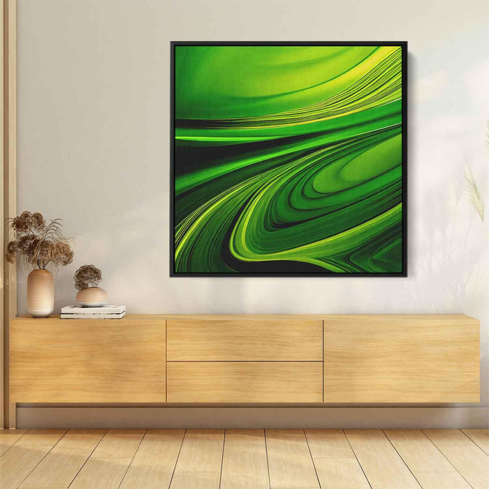 Green Abstract Print #028 - Kanvah