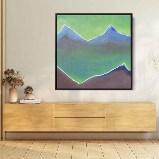 Green Abstract Mountain #006 - Kanvah