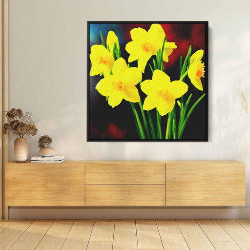 Impressionist Oil Daffodils #006 - Kanvah