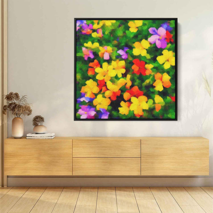 Impressionist Oil Tropical Flowers #008 - Kanvah