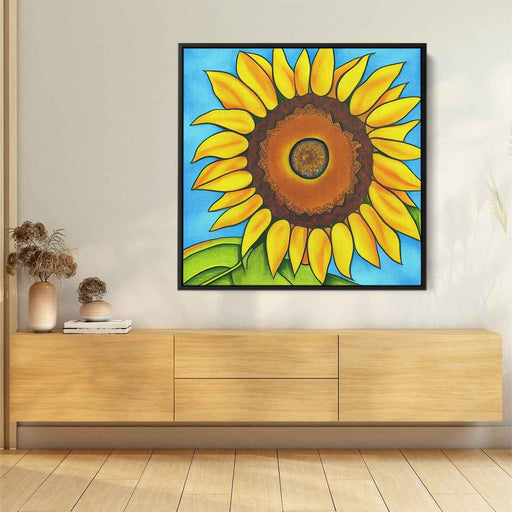 Line Art Sunflower #008 - Kanvah