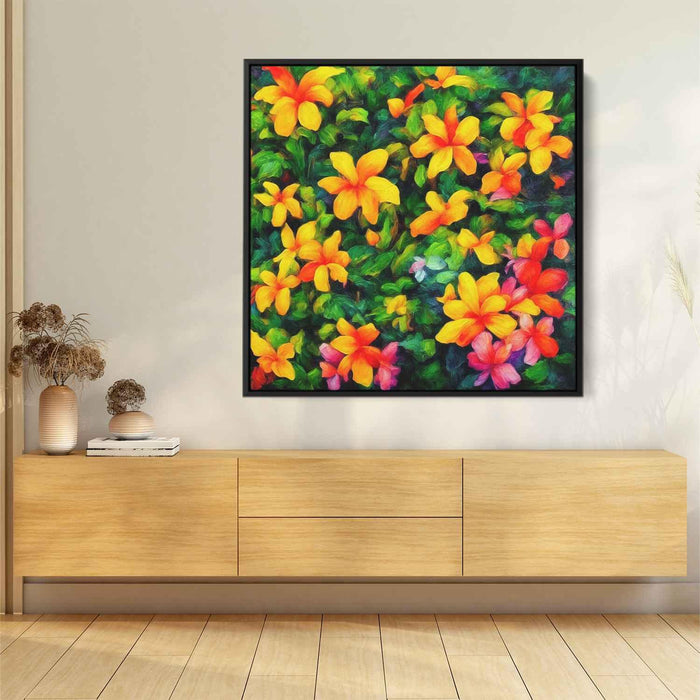 Tropical Flowers Oil Painting #004 - Kanvah