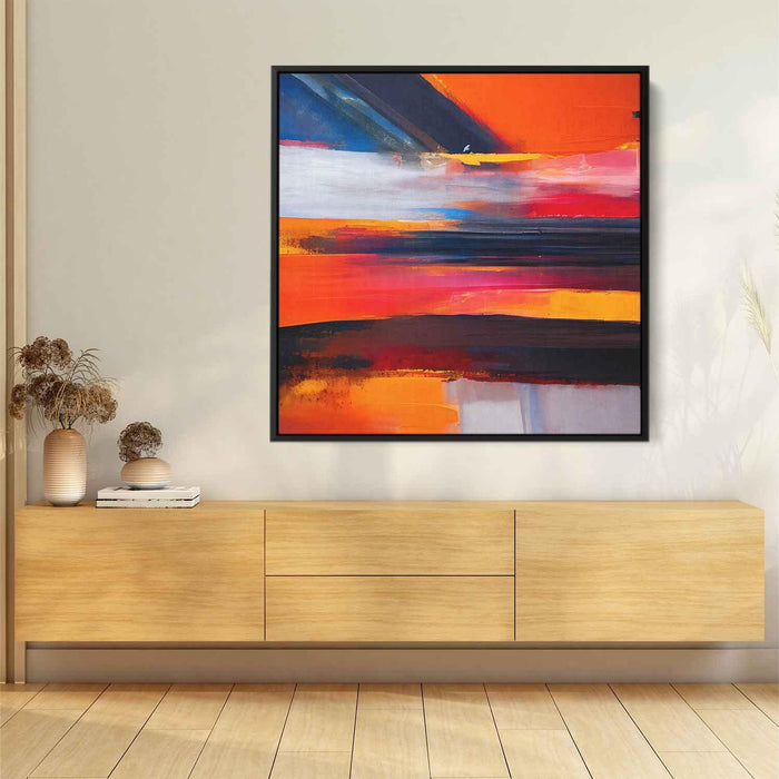 Orange Abstract Print #008 - Kanvah