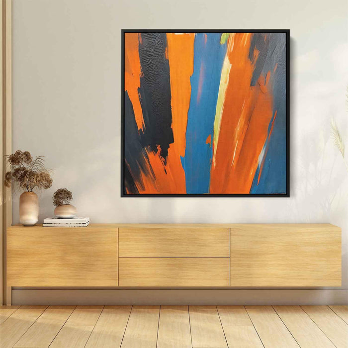 Orange Abstract Print #012 - Kanvah