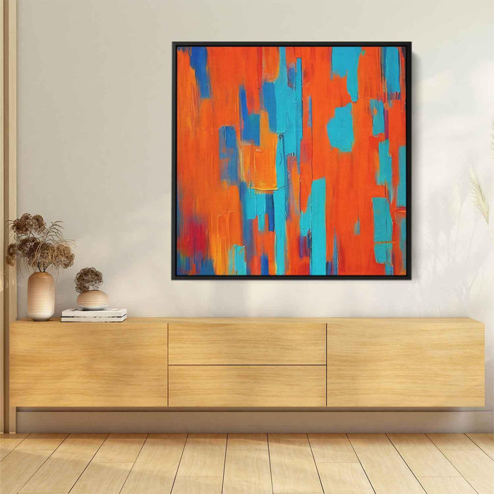 Orange Abstract Print #020 - Kanvah