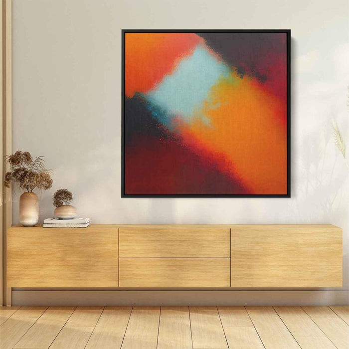 Orange Abstract Print #028 - Kanvah