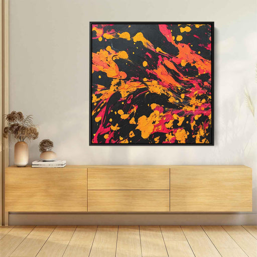 Orange Abstract Splatter #004 - Kanvah