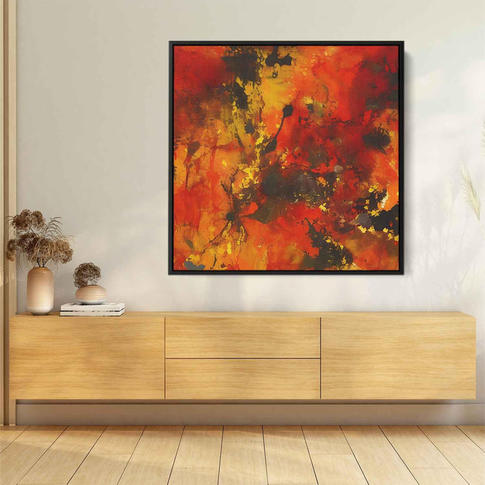 Orange Abstract Splatter #020 - Kanvah