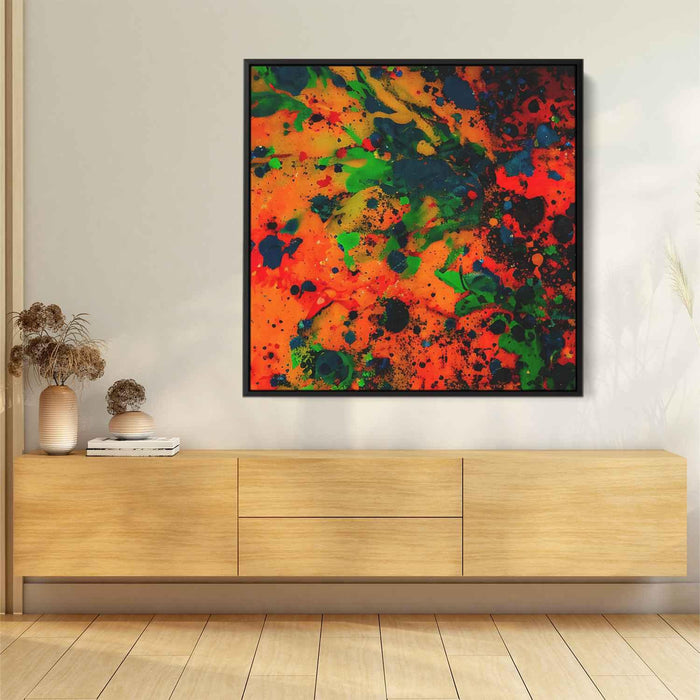 Orange Abstract Splatter #022 - Kanvah