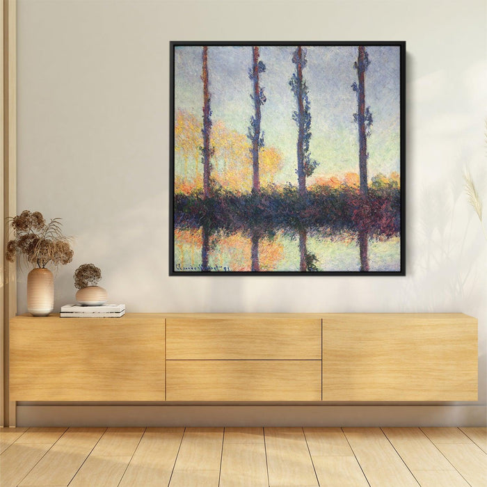 Poplars (Four Trees) (1891) by Claude Monet - Kanvah