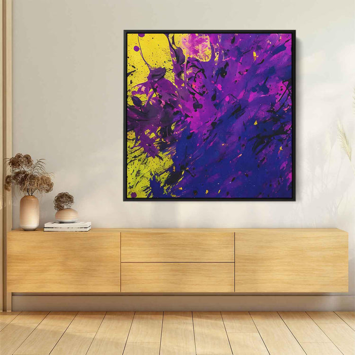 Purple Abstract Splatter #004 - Kanvah