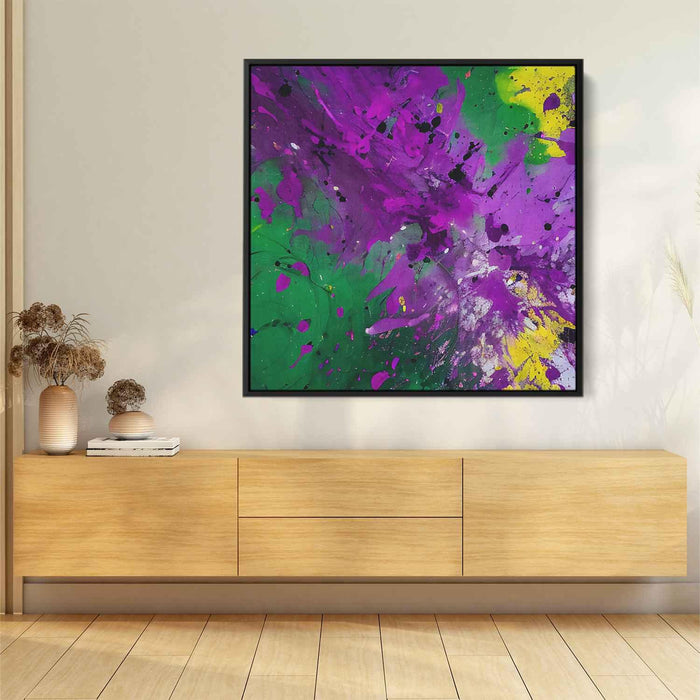 Purple Abstract Splatter #012 - Kanvah