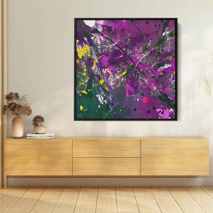 Purple Abstract Splatter #016 - Kanvah