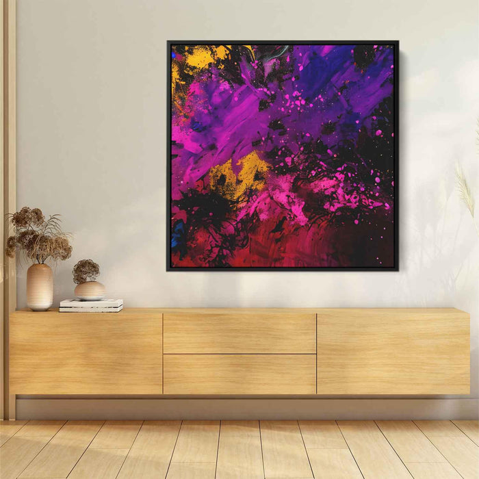 Purple Abstract Splatter #026 - Kanvah