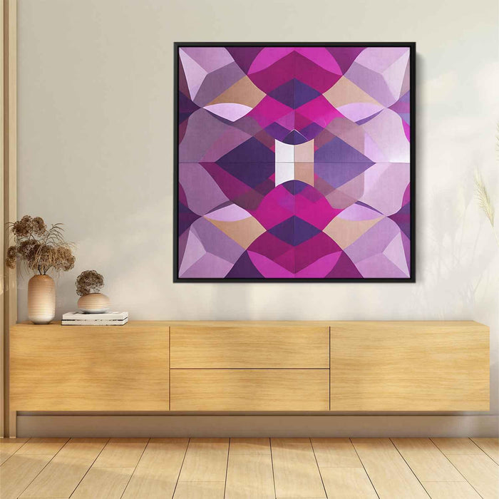 Purple Geometric Abstract #006 - Kanvah