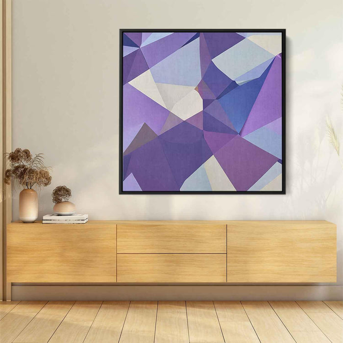 Purple Geometric Abstract #016 - Kanvah