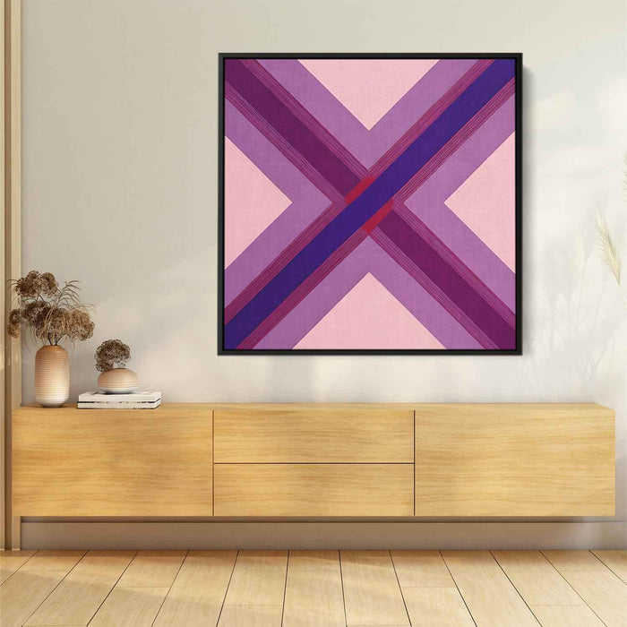 Purple Geometric Abstract #018 - Kanvah