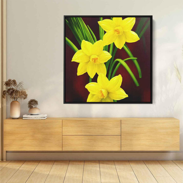 Realistic Oil Daffodils #004 - Kanvah