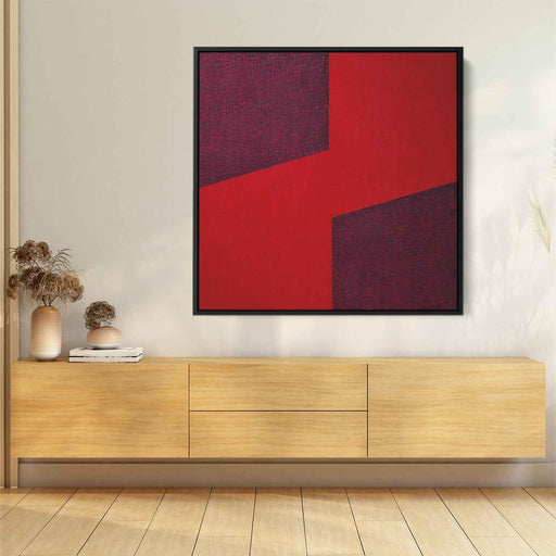 Red Geometric Abstract #020 - Kanvah