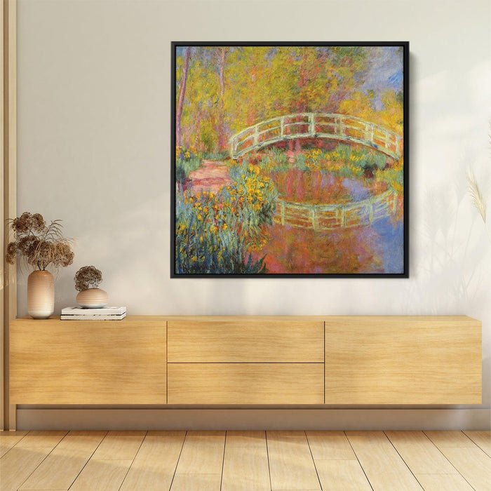 The Japanese Bridge (The Bridge in Monet's Garden) (1896) by Claude Monet - Kanvah