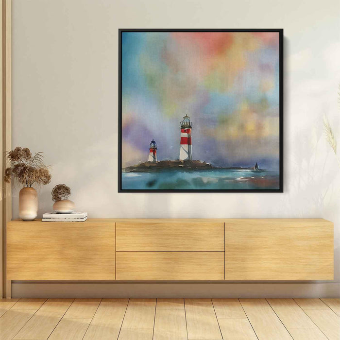 Watercolor Lighthouse #018 - Kanvah