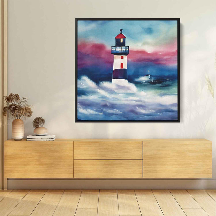 Watercolor Lighthouse #026 - Kanvah