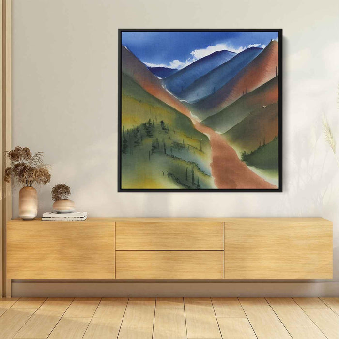 Watercolor Mountain #004 - Kanvah