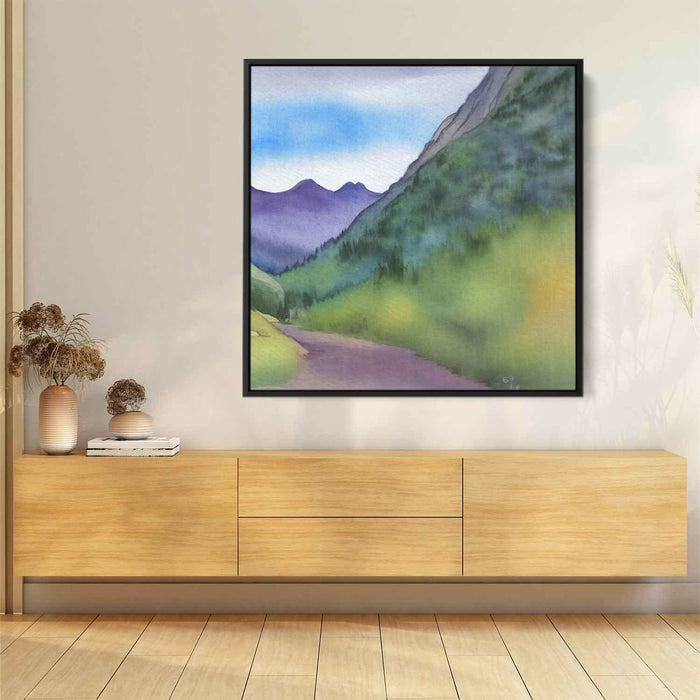Watercolor Mountain #012 - Kanvah